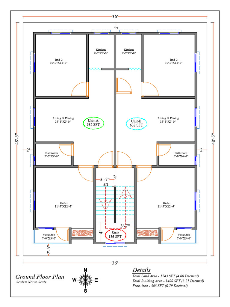 Ground Floor Plan with Dimensions | PDF | Queensland Heritage Register ...