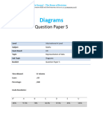 Diagrams: Question Paper 5