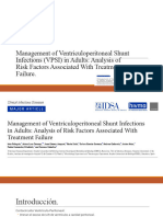 Artículo Management Ventriculoperitoneal Infection.