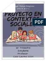 6° Año Proyectos en Contextos Sociales