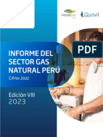 Informe Del Sector Gas Natural en Peruu 2023 - Cifras 2022
