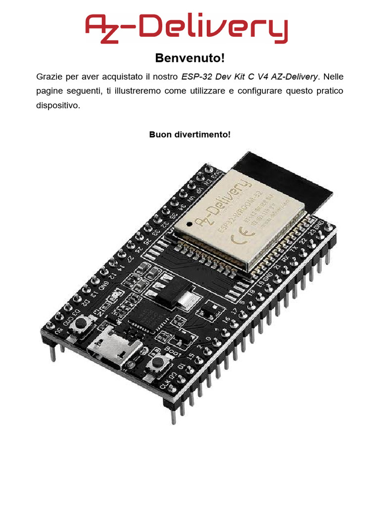 ESP-32 Dev Kit C V4 - IT | PDF