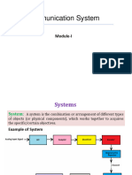 COMMUNICATION SYSTEM - Module-I
