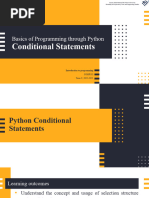 Topic 4 - Python-Conditional Execution 2