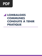 Drapeaux rouges en lombalgie sciatique | PDF | Lombalgie | Physiologie