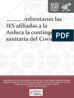 Cómo Enfrentaron Las IES Afiliadas a La Anfeca La Contingencia Sanitaria Del Covid-19. 1ª Edición (2022) by Jorge Basulto Triay