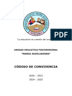 Cdigo Convivencia Uemar 2020-2025