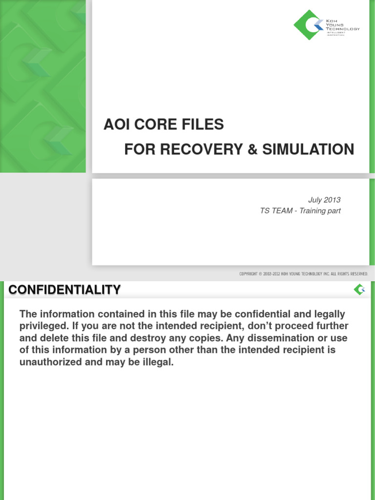 Aoi Core Files For Recovery & Simulation | PDF | Computing | Software