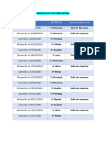 Programme de Prédication