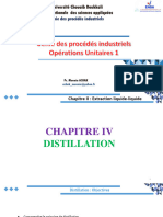 Chapitre 4 Distillation