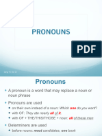Pronouns - Quantifiers