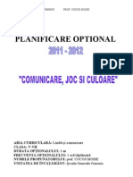 Optional Comunicare Joc Si Culoare