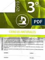 PCA Ciencias 2019 - 3ro Básico