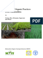 Package of Organic Practices for Cotton, Rice, Red gram, Sugarcane and Wheat
