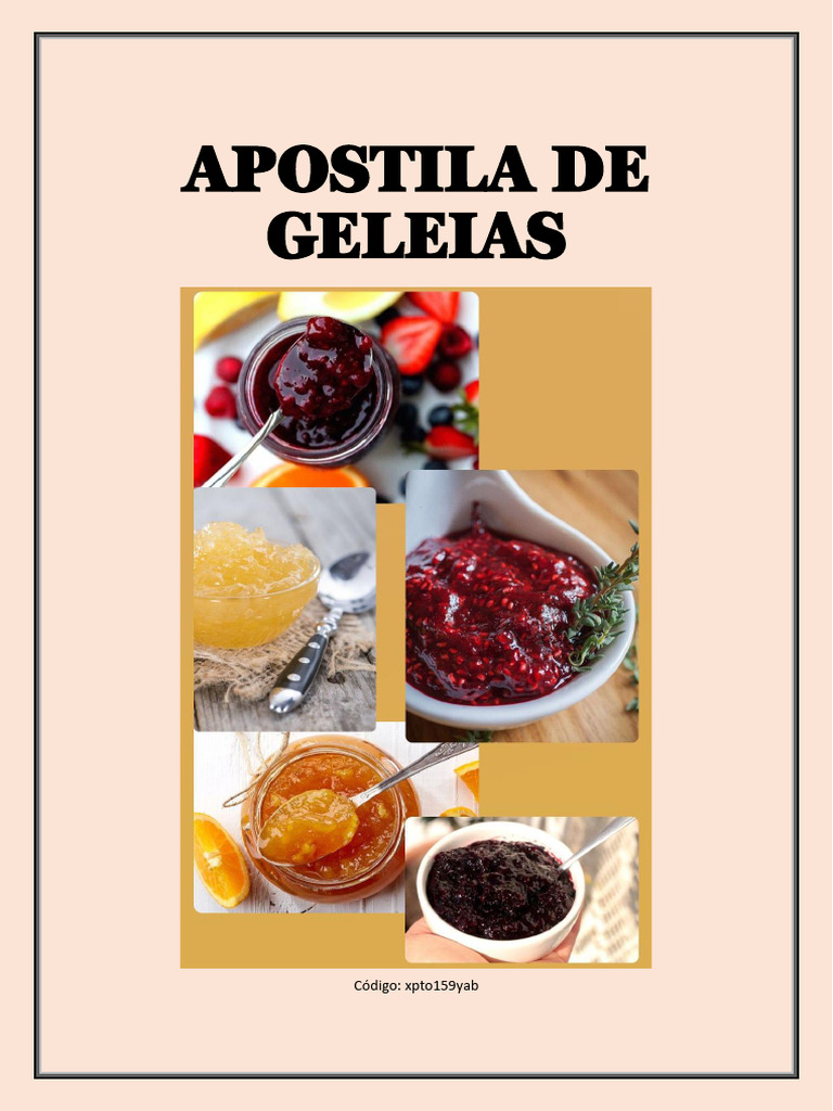 Apostila de Geleias | PDF