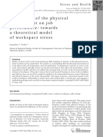 The Effects of The Physical Environment On Job Performance - Towards A Theoretical Model of Workspace Stress