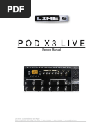 Line 6 Pod x3 Live Service Manual 3 PDF Free