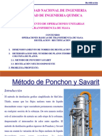 Conferencia 6 - Ponchon y Savarit & Multicomponente
