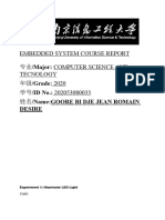 Embedded System Course Report