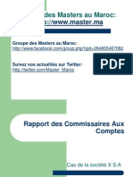 Cas Pratique Rapport Commissaires Aux Comptes