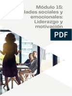 Modulo 15: Habilidades Sociales y Emocionales Liderazgo y Motivación