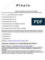 Pinyin: ¿Hay Que Centrarse en El Aprendizaje Del Pinyin?