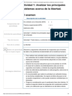 Examen - (APEB2-15%) Actividad 1 - Analizar Los Principales Argumentos y Problemas Acerca de La Libertad. A. Basica