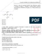 FiSICA CAMPO E POTENCIAL ELeTRICO