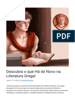 Descubra o Que Há de Novo Na Literatura Grega! - Bienal Do Livro JF