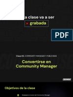 Clase 5 - Convertirse en Community Manager