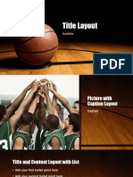 Basketball Presentation