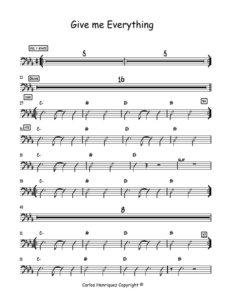 Give Me Everything PDF