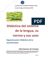 Didáctica de La Sintaxis