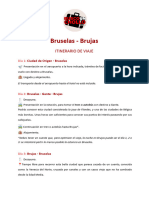 Itinerario Bruselas - Brujas1688648759