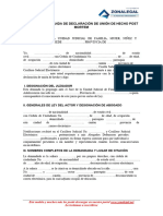 9.67 MODELO DE DEMANDA DE DECLARACION DE UNION DE HECHO POST MORTEM (1)