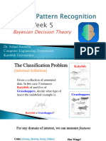 CPE412 Pattern Recognition (Week 5) - Updated