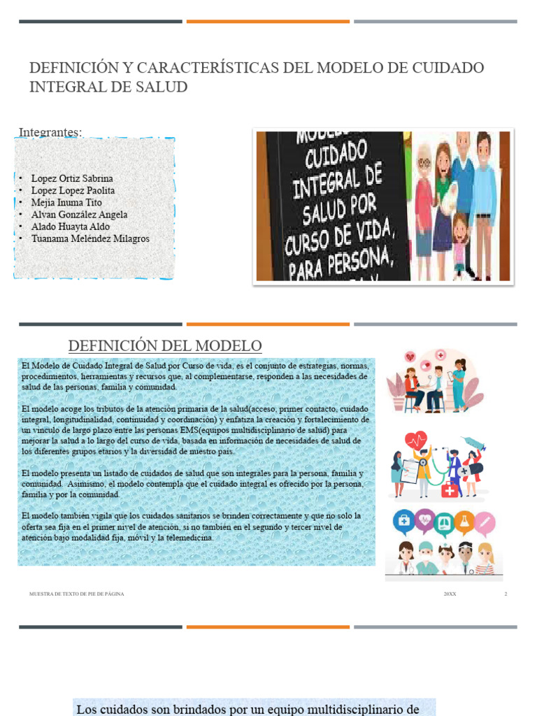 Modelo Integral de Cuidado en Salud | PDF