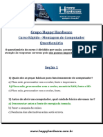 Curso+Rápido+ +Montagem+de+Computador+ +Questionário+e+Anotações