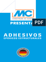 MC Pressenta # 1 Adhesivos Estructurales