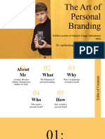 The Art of Personal Branding