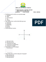 Year 8 Basic Tech 1ST Term Exam