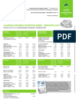 Preisliste Erlebnis 2023