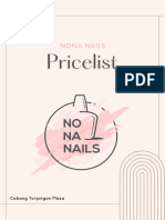 Pricelist Nona Nails