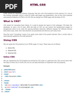 CSS For 3rd CSE JNTUH R18