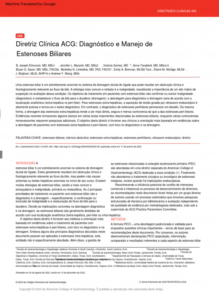 ACG Clinical Guideline Diagnosis and Management.14 2 | PDF