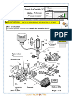 Devoir de Contrôle N°1 - Technologie - 1ère AS Toutes Sections (2012-2013) MR Abdallah RAOUAFI