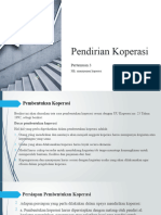 MAN KOP Pertemuan 3 Pendirian Koperasi