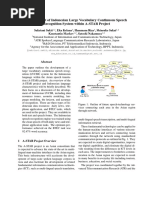 Development of Indonesian Large Vocabulary Continuous Speech Recognition System Within A-STAR Project