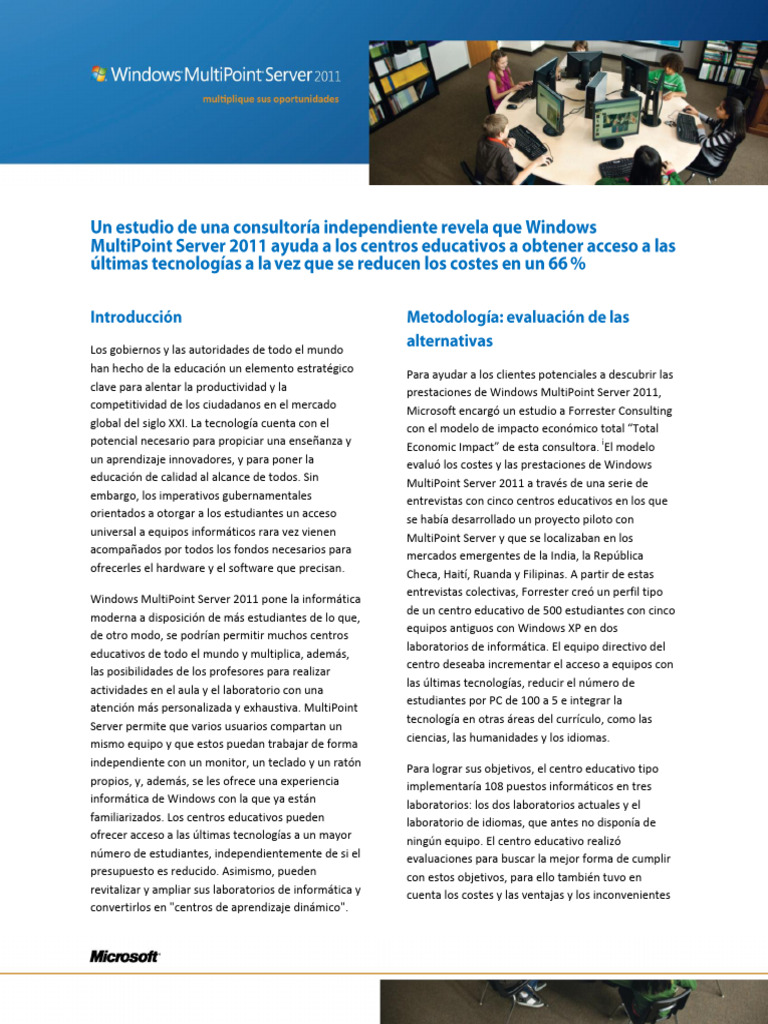 Wms 2011 forrester tei 2 pg exec summary final spanish spain pdf