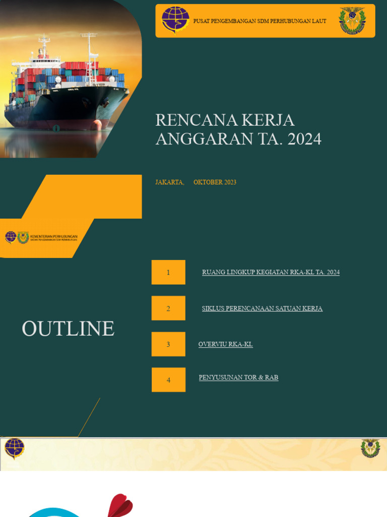 Arah Kebijakan Rkakl Tahun 2024 - Stip2 | PDF